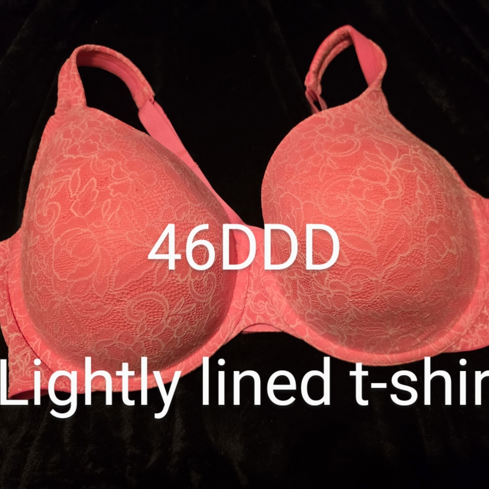 Cacique Pink Lightly Lined T-Shirt Bra
